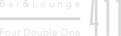 東京都港区麻布十番にオープンするShisha Bar & Lounge 411【Four Double One】のロゴ画像